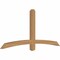Ekena Millwork Bellingham Timber Gable Bracket, Western Red Cedar, 72"W x 33"H x 3 1/2"D x 3 1/2"F, 11/12 Pitch GBW072X33X0404BEL00SWR - alternate 5